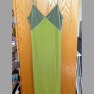 Green Velvet Dress